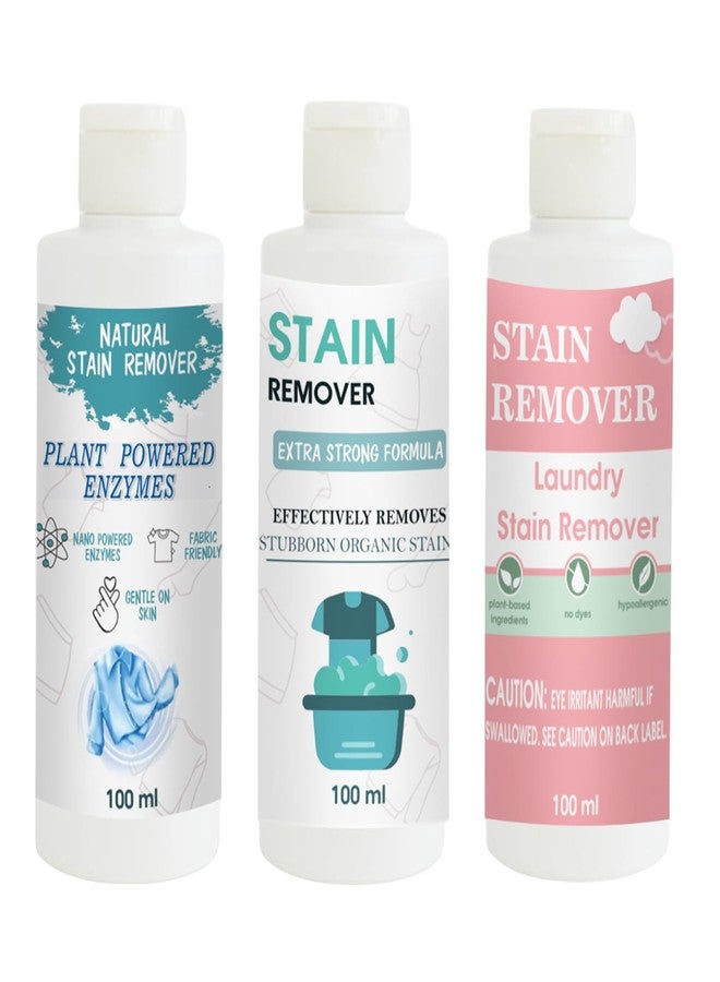 TOOVUS Stain Remover Combo Pack of Shirt, Doll and Pink Stain Remover | Multi-Surface Cleaning Solution for Clothes, Fabrics, Upholstery (100 g Each) - Image 1